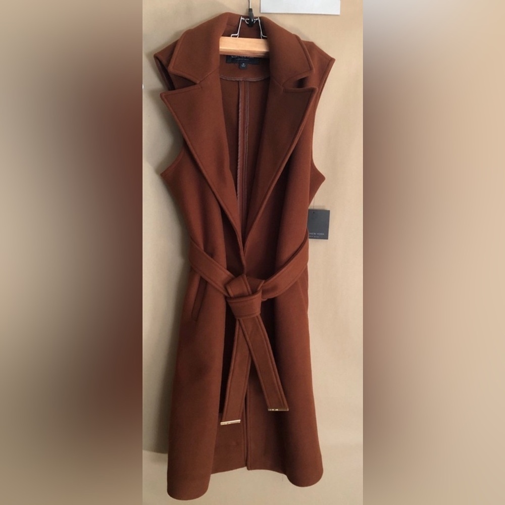 💖✨Marc New York - Caramel Brown Sleeveless Coat✨💖
